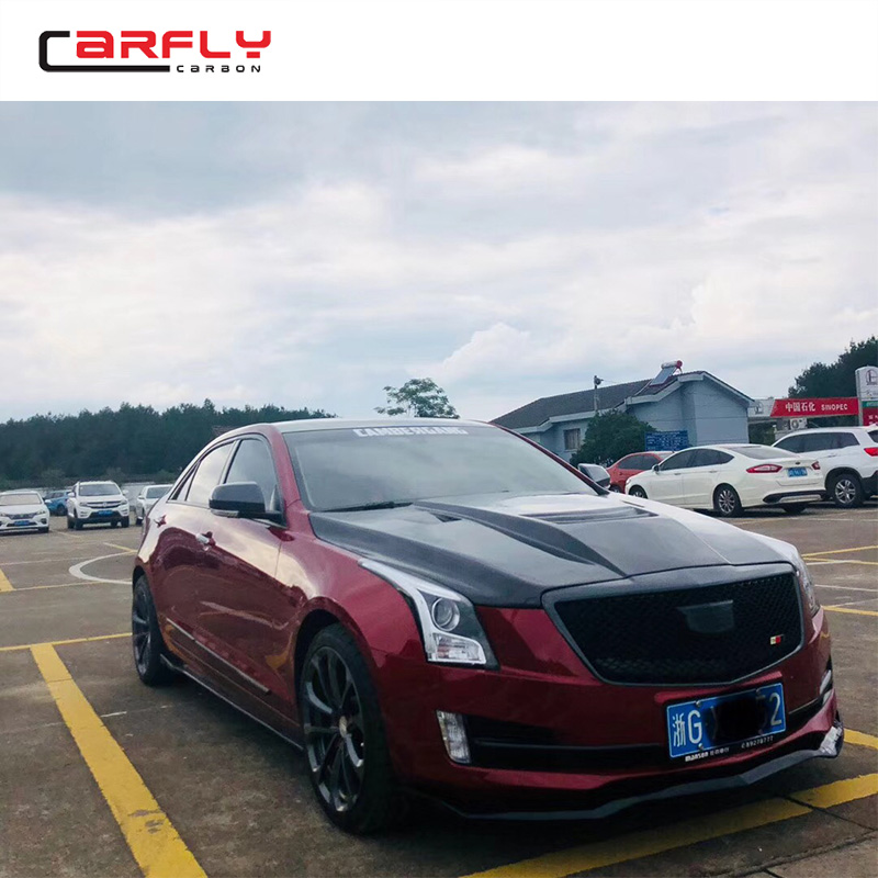 Капоты из углеродного волокна для Cadillac Ats передняя крышка