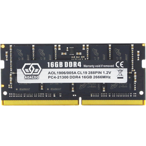 En Stock AOALOO AOL1906/005A <span class=keywords><strong>16GB</strong></span> <span class=keywords><strong>DDR4</strong></span> 2666MHz CL19 REG <span class=keywords><strong>ECC</strong></span> CE/RoHS Memoria RAM para Portátil - Product Image 1