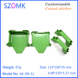 New ABS nhựa Din Rail IP54 năng lượng mét nhà ở cung cấp điện bao vây mô hình AK-DR-51 - Product Image 4