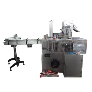 Carton Box Packaging Machine Automatic Skin Tube Eye Dropper Bottle Cartoning Box Packaging Machine With Touch Screen And Instruction Books Feeder