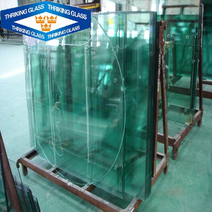Yantai security 6mm 12mm tempered clear glass door <span class=keywords><strong>M2</strong></span> price for decorative kitchen door - Product Image 6