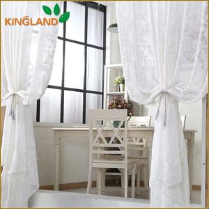 Rèm Cửa Sổ Vải Lưới Thêu Lạ Mắt Giá Rẻ Bán Chạy Trang Trí 100% Sợi Nhân Tạo + Thêu Che Nắng Toàn Bộ - Product Image 6