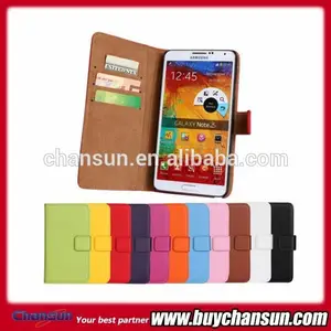 2014 más populares de la pu funda de piel para samsung galaxy nota 3 n9000 aceptar oem y odm&