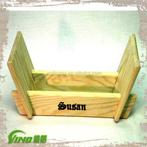 CD Record Stand , music <b>plate</b> display, headphone Holder in Solid <b>Wood</b>, LP <b>rack</b> - Product Image 3