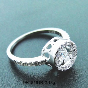 925 Sterling Silber Cubic Zirkon Tanzen Diamant CZ Ringe - Product Image 2