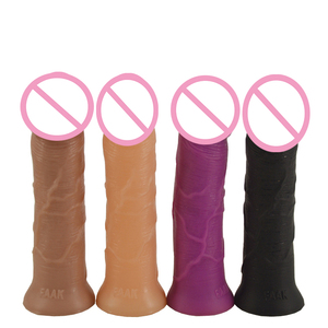 Dildo réaliste de 17 cm, <span class=keywords><strong>prix</strong></span> d'usine, forme de champignon, jouets en plastique pour pénis, plug anal, sexe, pénis artificiel réaliste pour femmes - Product Image 1