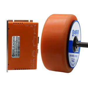 8 inch 48 V 40N. m hoge koppel borstelloze elektrische wielnaaf motor 1024 encoder agv dc robot servo motor en dc motor controller