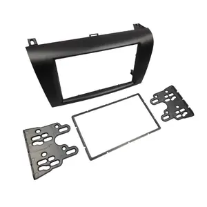 Double 2 Din Aftermarket Fascia for MAZDA 3 Facia Radio DVD Stereo CD Panel Dash Trim Kit Face Cover Frame Plate