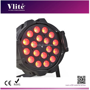ไฟพาร์ LED RGBWA 5-IN-1 ขนาด 10 วัตต์ จำนวน 18 ชิ้น พร้อมระบบควบคุม DMX512 และระยะซูม 10-60 องศา - Product Image 3