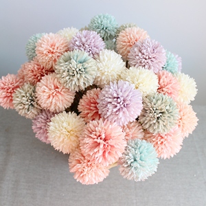 Fleurs artificielles en soie bon marché, type chrysanthème, pissenlit, trompette, épine, tige unique, <span class=keywords><strong>allium</strong></span>, pour le tennis de table 2023 - Product Image 5