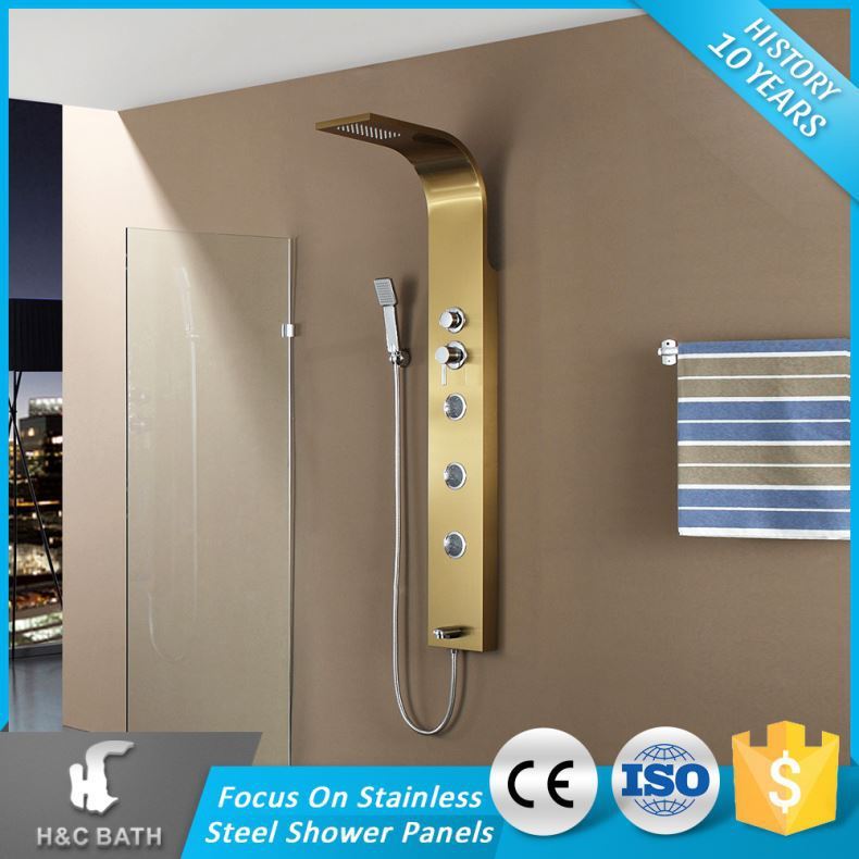 Exceptionnelle Qualité L Type Brossé 304 En Acier Inoxydable Colonne De Douche