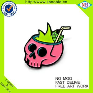 Personnalisé conception pavot en forme de métal émail pin badge pour hommes - Product Image 6
