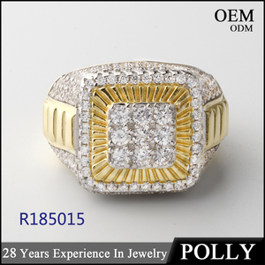 <span class=keywords><strong>Bague</strong></span> en argent glacé <span class=keywords><strong>pour</strong></span> hommes, anneau Hip Hop en diamant, modèles <span class=keywords><strong>de</strong></span> bagues en or, pendentif chi, vente en gros, nouvelle mode - Product Image 4