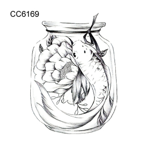 Rocooart Marque Conceptions de <span class=keywords><strong>Tatouage</strong></span> Temporaire D'art de Corps Faux Petit <span class=keywords><strong>Chat</strong></span> Loup Etanche Tatouages Autocollant Pour Les Femmes - Product Image 6