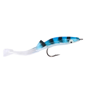 YOUME 6 pz/pacco Morbido Anguilla Richiamo di Pesca di Alta Qualità Esca Molle Paddle Coda di pesce Sabbia Anguilla 85 millimetri Esca Artificiale Sgombro uccidere - Product Image 5