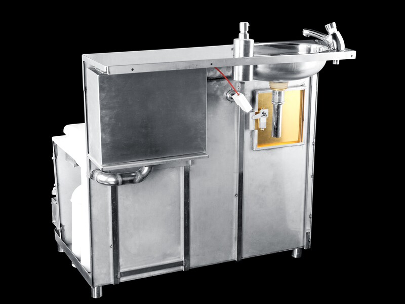 Kuge stainless steel rv toilet for bus one piece motor home western type of toilet bowl with sink