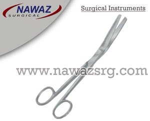 Ciseaux chirurgicaux Ferguson de haute qualité 16cm Ciseaux de retrait de suture coudés en acier inoxydable Instruments chirurgicaux - Product Image 2