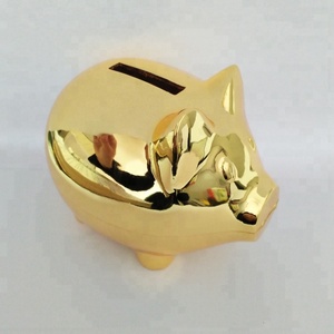 Vàng Kẽm hợp kim tiền hộp kim loại Piggy ngân hàng - Product Image 2