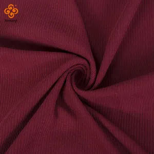 高品质250gsm 94% 棉6% 氨纶弹性罗纹袖口面料