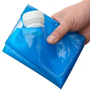 Fabricage Plastic Verpakkingsmateriaal Tuit Tas Drinken Wegwerp Opvouwbare Water Pouch