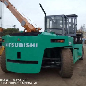 30ton 6D24 Used Mitsubishi Diesel Forklift with 4X4 Drive Two/Three Stage Mast Offroad for Construction Use - Product Image 2