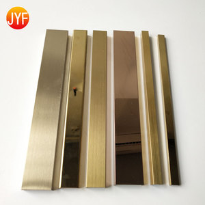 Profilé en U en acier inoxydable pour décoration de bâtiment ZB OEM ODM, finition miroir, acier inoxydable - Product Image 6