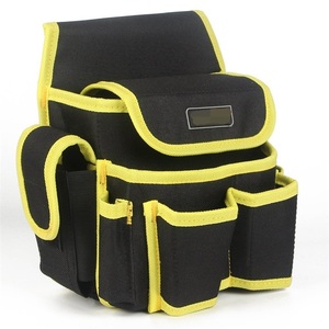 Tốt nhất vải thợ điện Công cụ vành đai túi dây kéo làm công cụ túi nặng làm vườn lưu trữ túi bền tiện ích vải có thể gập lại - Product Image 5