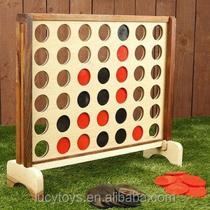Mattel — <span class=keywords><strong>jeux</strong></span> d'extérieur <span class=keywords><strong>en</strong></span> <span class=keywords><strong>bois</strong></span>, personnalisés, connexion géante 4, pour jardin, cour, jeu de famille, usine - Product Image 4