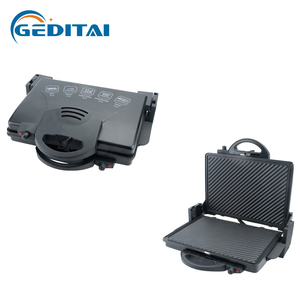 Piastra staccabile a due lati con piastra aperta a 180 gradi panini press grill grill elettrico a contatto - Product Image 2
