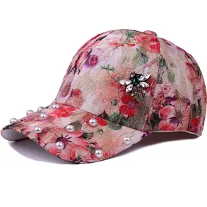 Gorra de béisbol de encaje a la moda para mujer, sombreros Fascinator para mujer - Product Image 1