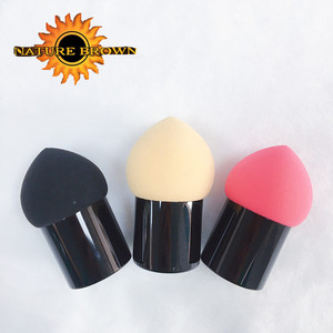 Éponge de beauté en forme de larme personnalisable, outil de maquillage populaire à manche court - Product Image 2