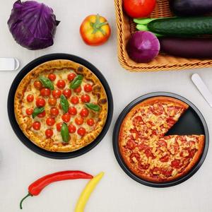 Set da 4 pezzi set da forno <span class=keywords><strong>antiaderente</strong></span> <span class=keywords><strong>teglia</strong></span> <span class=keywords><strong>per</strong></span> <span class=keywords><strong>pizza</strong></span> in acciaio al carbonio con fori set di teglie <span class=keywords><strong>per</strong></span> toast - Product Image 2