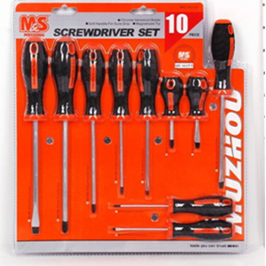 Lớn xử lý tuốc nơ vít Bộ Tuốc nơ vít bộ bề mặt đánh bóng 9pcs vít trình điều khiển thiết lập - Product Image 1