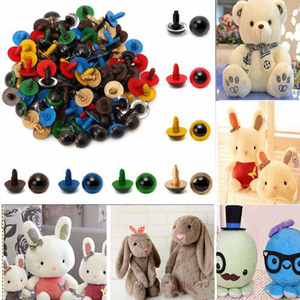 Pièces d'animaux en <span class=keywords><strong>peluche</strong></span> <span class=keywords><strong>pour</strong></span> poupées, accessoires yeux de sécurité en plastique, vente en gros - Product Image 4