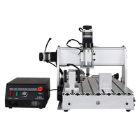 Mini 4 Axes CNC 3040 Z-DQ BRICOLAGE 3D Petit Bureau En Bois Gravure CNC Fraisage Sculpture Routeur Machine À Vendre