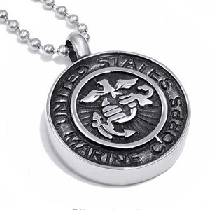 Département de L'armée des États-unis D'amérique Badge Commémoratif Urne Collier Pendentif Cendres Bijoux Souvenir - Product Image 1