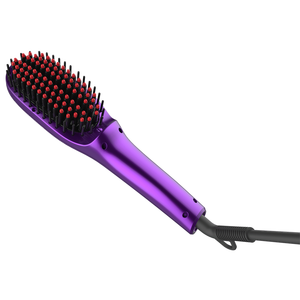 2017 Bolesic Ionique Prix Usine Professionnelle OEM Rapide Heat Lisseur Brosse Cheveux Straigntening Peigne - Product Image 4