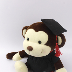 Peluche Regalo di Laurea, <span class=keywords><strong>Scimmia</strong></span> Seduta con Cappello da Dottore - Product Image 6