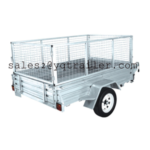 Remorque à benne basculante standard <span class=keywords><strong>5x3</strong></span> 6x4 7x5 8x6 10x6 avec cage - Product Image 4