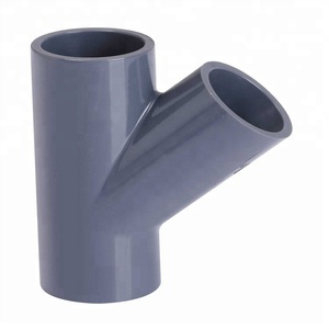 ERA PVC SCH40 ASTM D2466 High Pressure Pipe Fittings 45 Degree TEE With NSF Certificate