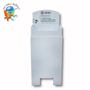 Líder alta calidad libros volcado papel cuadrado bin volcado de cartón soporte con agujeros - Product Image 1
