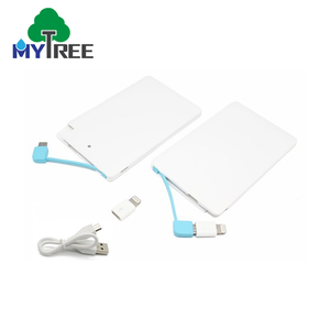 Animé de chargeur de batterie externe 2600 mah, banque d'alimentation très mince, Instructions en ue, <span class=keywords><strong>carte</strong></span> de crédit universelle, pour Iphone et Android - Product Image 5
