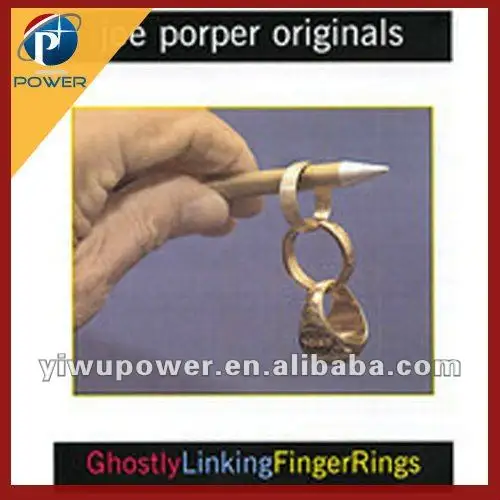 Ghostly linking finger rings -Joe Porper Magic tricks