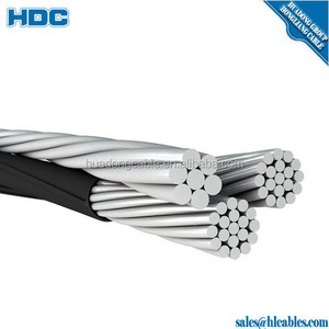 600 V ट्रिपलेक्स हवाई बंडल एएसी तार 4AWG एबीसी ओवरहेड केबल - Product Image 3