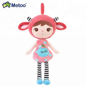 Metoo Plush Doll Manufacture Directly Wholesale Custom Plush Toy Design Baby Stuffed Doll Sheep