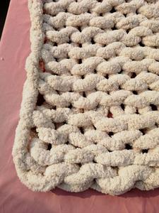 Magic Green 0.1s 2-2.5cm 100% Polyester Chunky Jumbo Micro Chenille Tricot à la main Chapeau Coussin Tapis <span class=keywords><strong>Plaid</strong></span> Jeté - Product Image 6