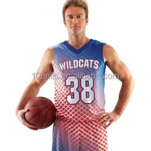 Custom made sublimation basketball shooting jersey and basketball short with latest fashion design
