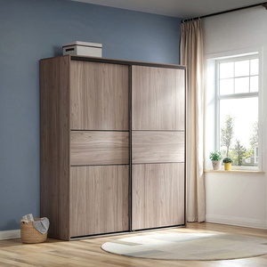 Produttore Commercio All'ingrosso di Legno di Design Moderno porta scorrevole armadio porta Per Hotel O Mobili Per La Casa - Product Image 4