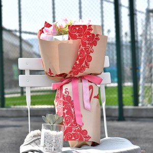 Shinewrap <span class=keywords><strong>Couronne</strong></span> Conception Cadeau Papier <span class=keywords><strong>de</strong></span> soie Emballage <span class=keywords><strong>Fleuriste</strong></span> Fleur Bouquet Matériaux D'emballage - Product Image 2