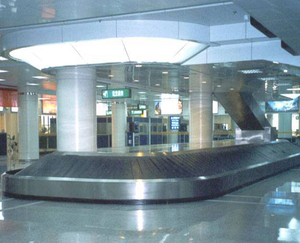 Wrijving/ketting aangedreven luchtvaart antenne aero platte plaat bagage transportband/luchthaven bagage carrousel - Product Image 2